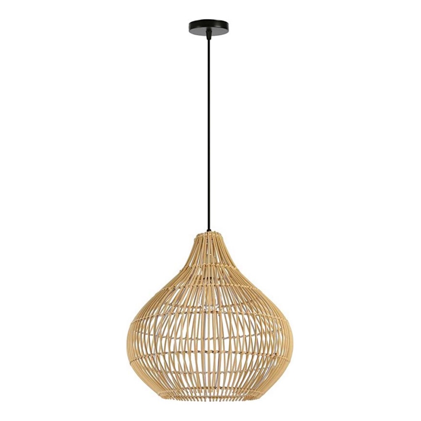 Kattokruunu johdossa PELO 1xE27/40W/230V halkaisija 40 cm rottinki