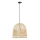 Kattokruunu johdossa PELO 1xE27/40W/230V halkaisija 40 cm rottinki