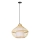 Kattokruunu johdossa PINCHOS 1xE27/40W/230V halkaisija 40 cm bambu