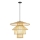 Kattokruunu johdossa PINCHOS 1xE27/40W/230V halkaisija 50 cm bambu