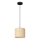 Kattokruunu johdossa RATTAN 1xE27/60W/230V d. 18 cm rottinki