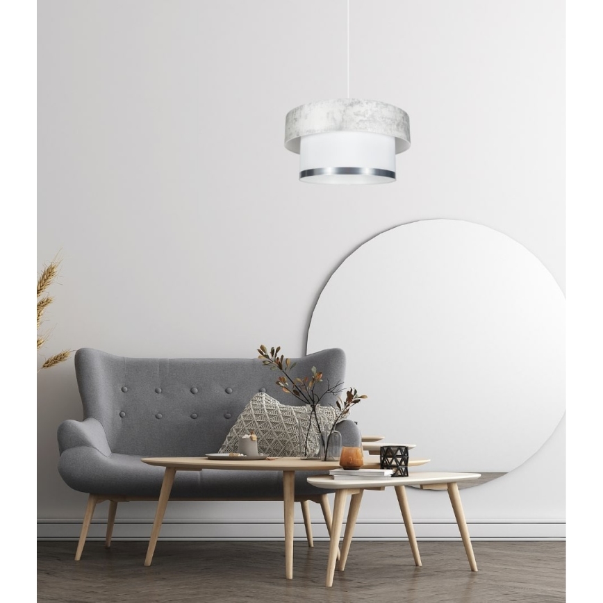 Kattokruunu johdossa RESSA 1xE27/60W/230V kerma
