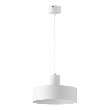 Kattokruunu johdossa RIF 1xE27/60W/230V d. 25 cm valkoinen