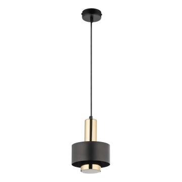 Kattokruunu johdossa RIF LUX 1xGX53/12W/230V halkaisija 15 cm musta/kulta