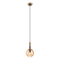 Kattokruunu johdossa ROLLO 1xE14/5W/230V kulta/savuinen beige