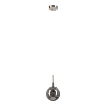 Kattokruunu johdossa ROLLO 1xE14/5W/230V mattakromi/savuinen