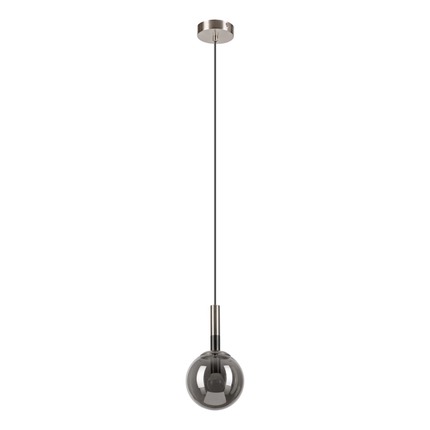 Kattokruunu johdossa ROLLO 1xE14/5W/230V mattakromi/savuinen