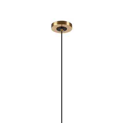 Kattokruunu johdossa ROLLO 3xE14/5W/230V kulta/savuinen beige