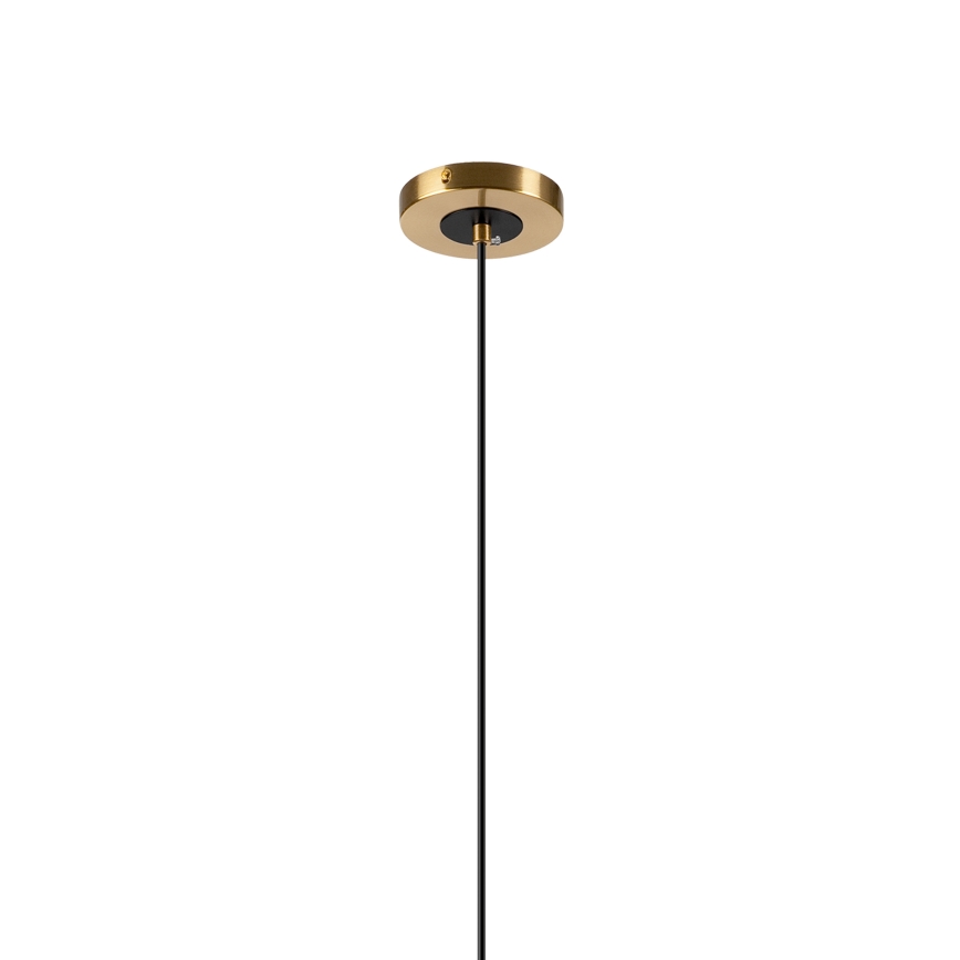 Kattokruunu johdossa ROLLO 3xE14/5W/230V kulta/savuinen beige