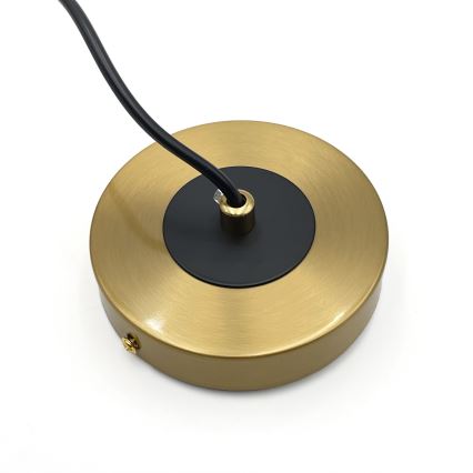 Kattokruunu johdossa ROLLO 3xE14/5W/230V kulta/savuinen beige