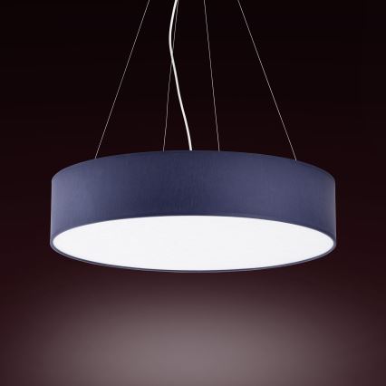 Kattokruunu johdossa RONDO 4xE27/15W/230V sininen