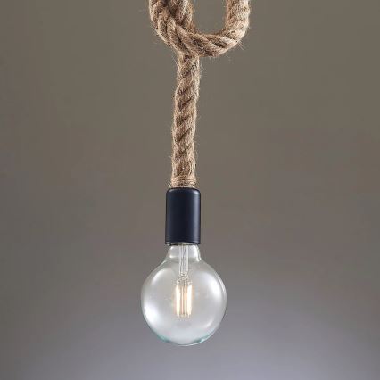 Kattokruunu johdossa ROPE 1xE27/12W/230V