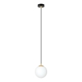 Kattokruunu johdossa ROYAL 1xE14/10W/230V halkaisija 14 cm musta
