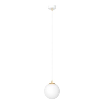 Kattokruunu johdossa ROYAL 1xE14/10W/230V halkaisija 14 cm valkoinen
