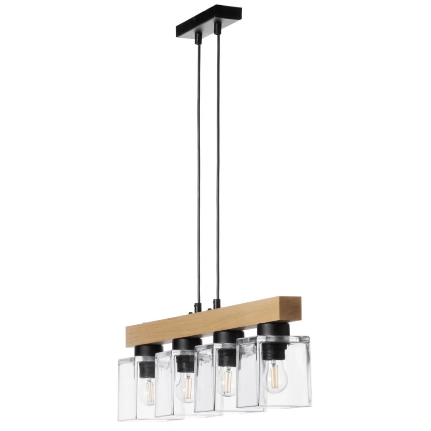 Kattokruunu johdossa RUSTIC RADIANCE 4xE27/60W/230V