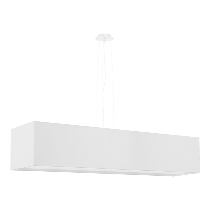 Kattokruunu johdossa SANTA 5xE27/60W/230V 120 cm valkoinen