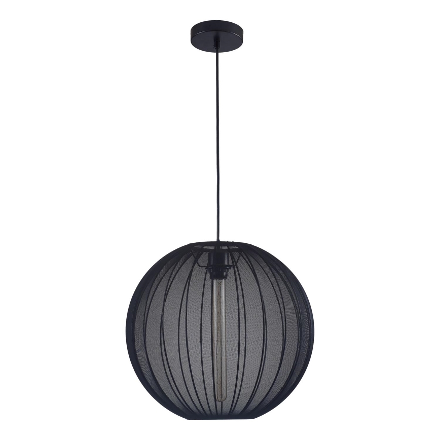 Kattokruunu johdossa SENSAI 1xE27/20W/230V halkaisija 40 cm musta