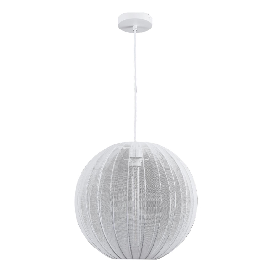 Kattokruunu johdossa SENSAI 1xE27/20W/230V halkaisija 40 cm valkoinen