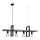 Kattokruunu johdossa SHELF 4xE27/60W/230V