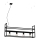 Kattokruunu johdossa SHELF 4xE27/60W/230V