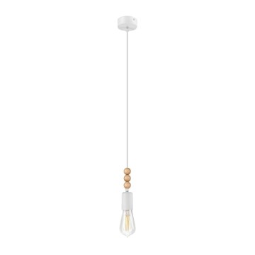 Kattokruunu johdossa SIMON 1xE27/60W/230V pyökki - FSC sertifioitu