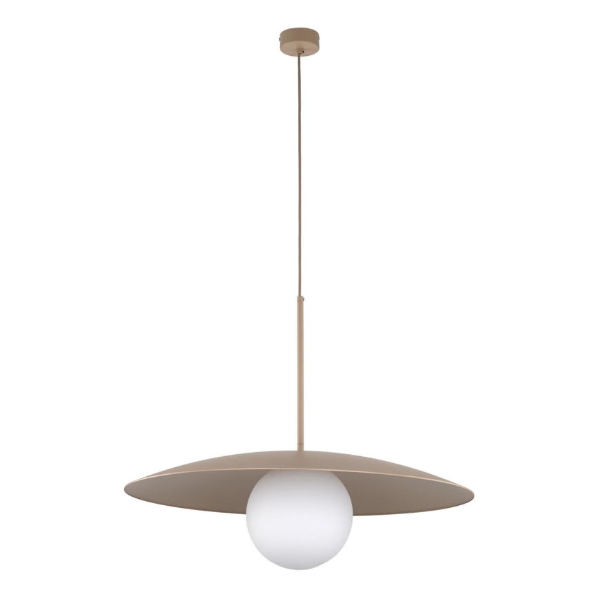 Kattokruunu johdossa SLATE 1xE27/15W/230V halkaisija 65 cm beige