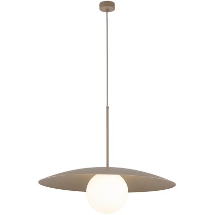 Kattokruunu johdossa SLATE 1xE27/15W/230V halkaisija 65 cm beige