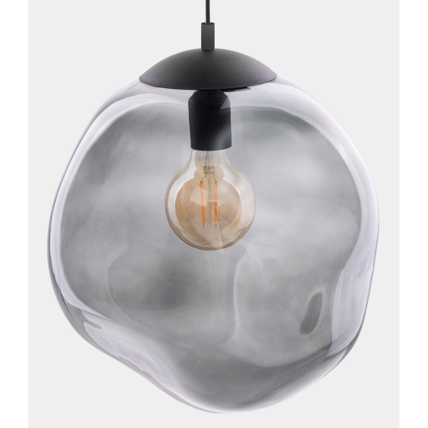 Kattokruunu johdossa SOL 1xE27/60W/230V musta