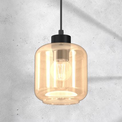 Kattokruunu johdossa SOMBRA 1xE27/60W/230V beige