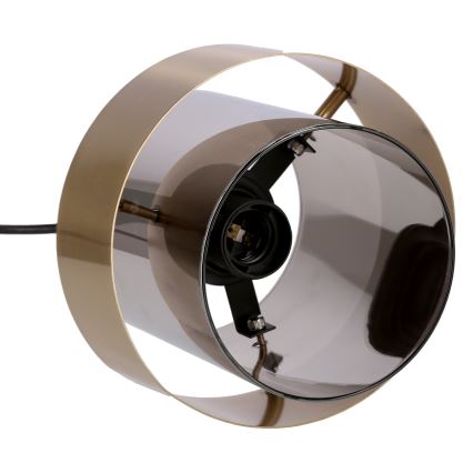 Kattokruunu johdossa SPIEGA 3xE27/60W/230V kulta/musta