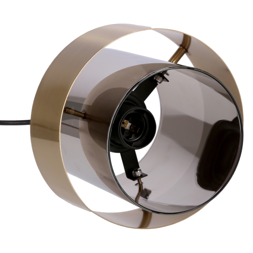 Kattokruunu johdossa SPIEGA 3xE27/60W/230V kulta/musta
