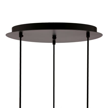 Kattokruunu johdossa SPIEGA 3xE27/60W/230V kulta/musta