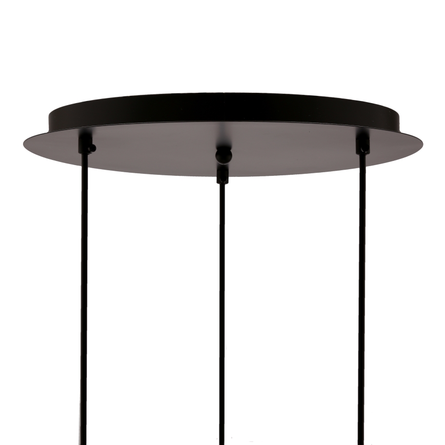 Kattokruunu johdossa SPIEGA 3xE27/60W/230V kulta/musta