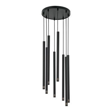 Kattokruunu johdossa STALACTITE LASER 8xG9/2,5W/230V musta