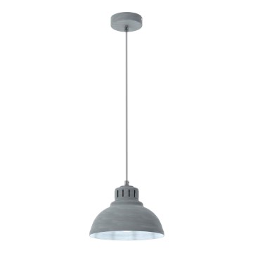 Kattokruunu johdossa SVEN 1xE27/15W/230V harmaa