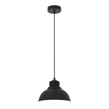 Kattokruunu johdossa SVEN 1xE27/15W/230V musta