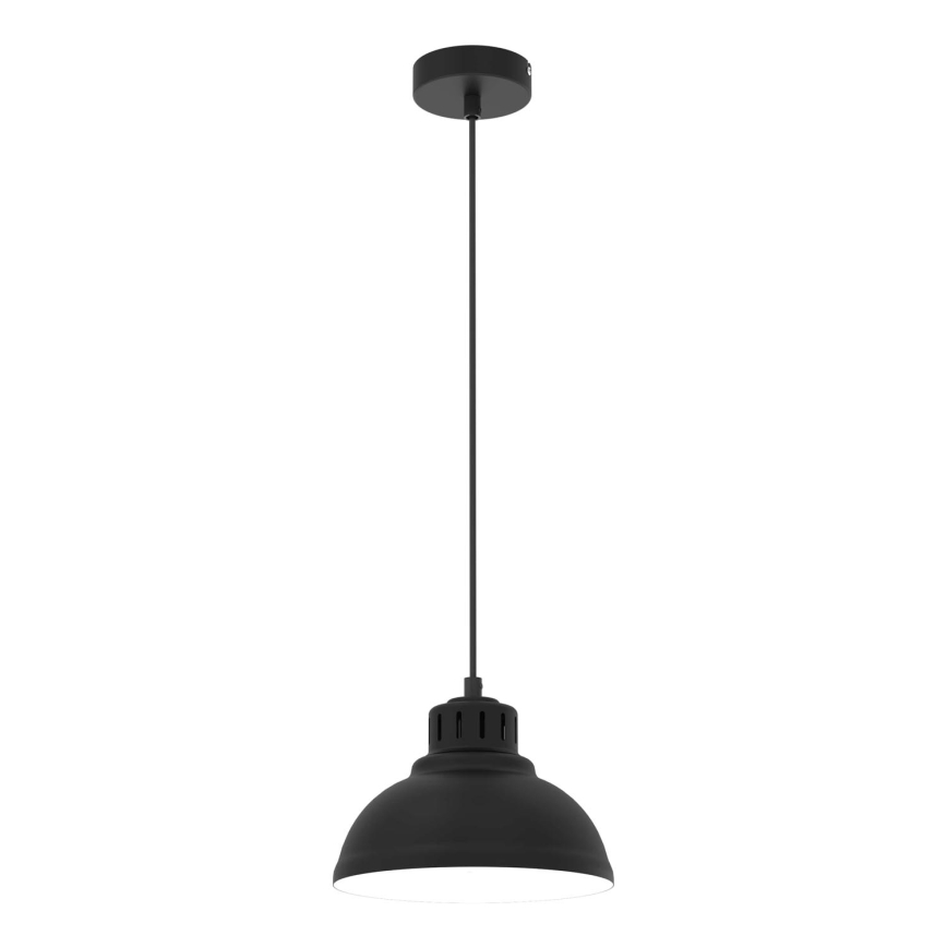 Kattokruunu johdossa SVEN 1xE27/15W/230V musta