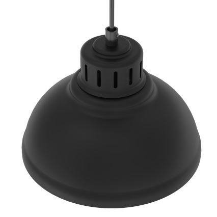 Kattokruunu johdossa SVEN 1xE27/15W/230V musta