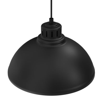 Kattokruunu johdossa SVEN 1xE27/15W/230V musta/kultainen