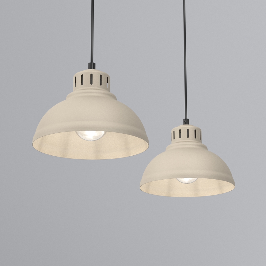 Kattokruunu johdossa SVEN 2xE27/15W/230V beige