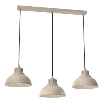 Kattokruunu johdossa SVEN 3xE27/15W/230V beige
