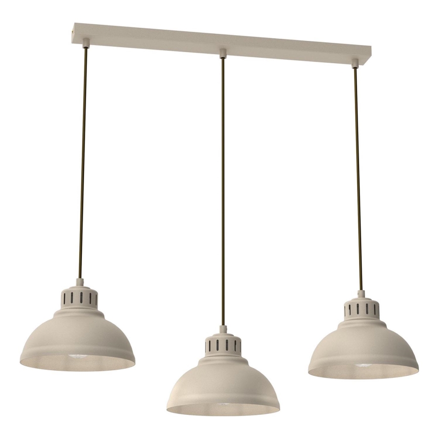Kattokruunu johdossa SVEN 3xE27/15W/230V beige