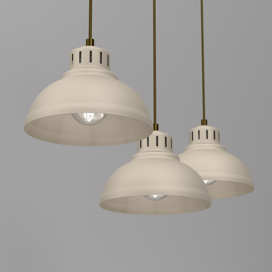 Kattokruunu johdossa SVEN 3xE27/15W/230V beige