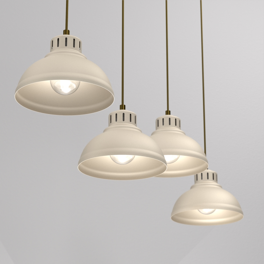 Kattokruunu johdossa SVEN 4xE27/15W/230V beige