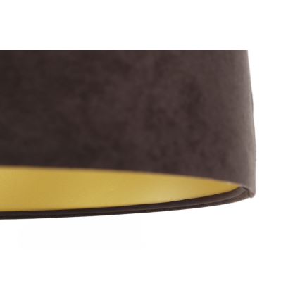 Kattokruunu johdossa SWING 1xE27/60W/230V ruskea/beige/kulta