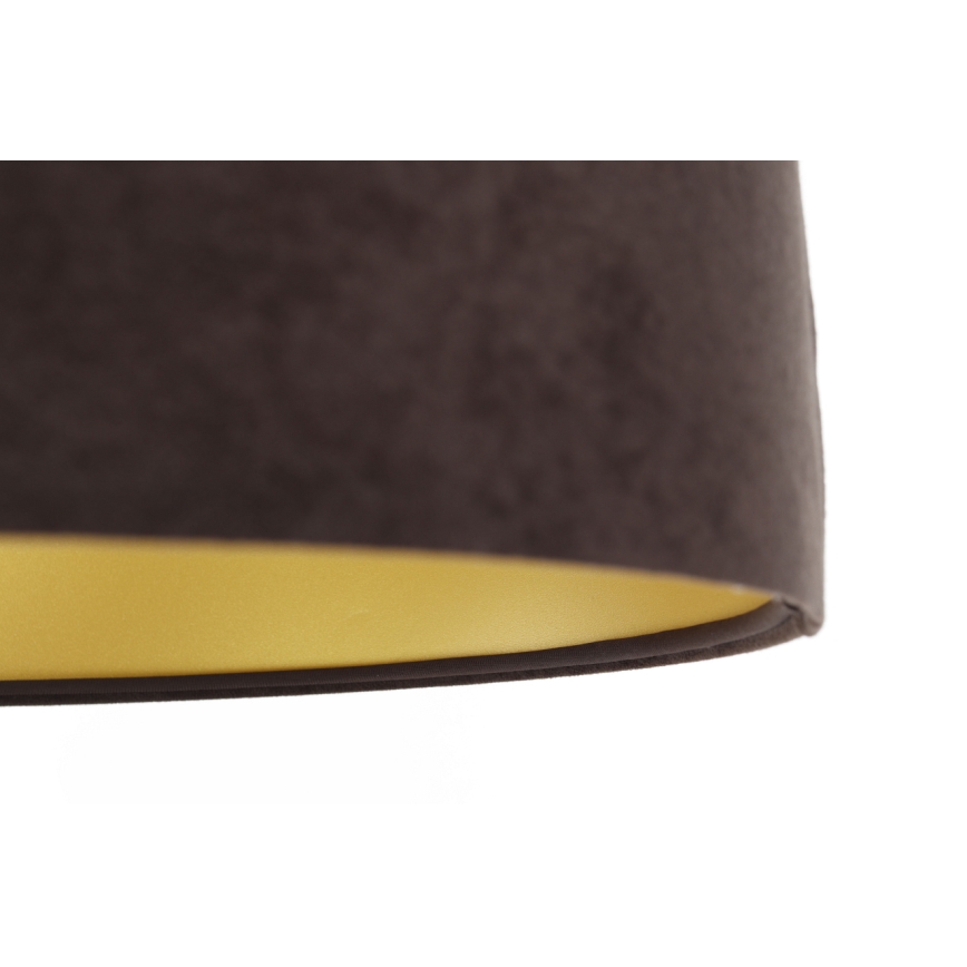 Kattokruunu johdossa SWING 1xE27/60W/230V ruskea/beige/kulta