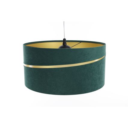 Kattokruunu johdossa SWING 1xE27/60W/230V vihreä/kulta