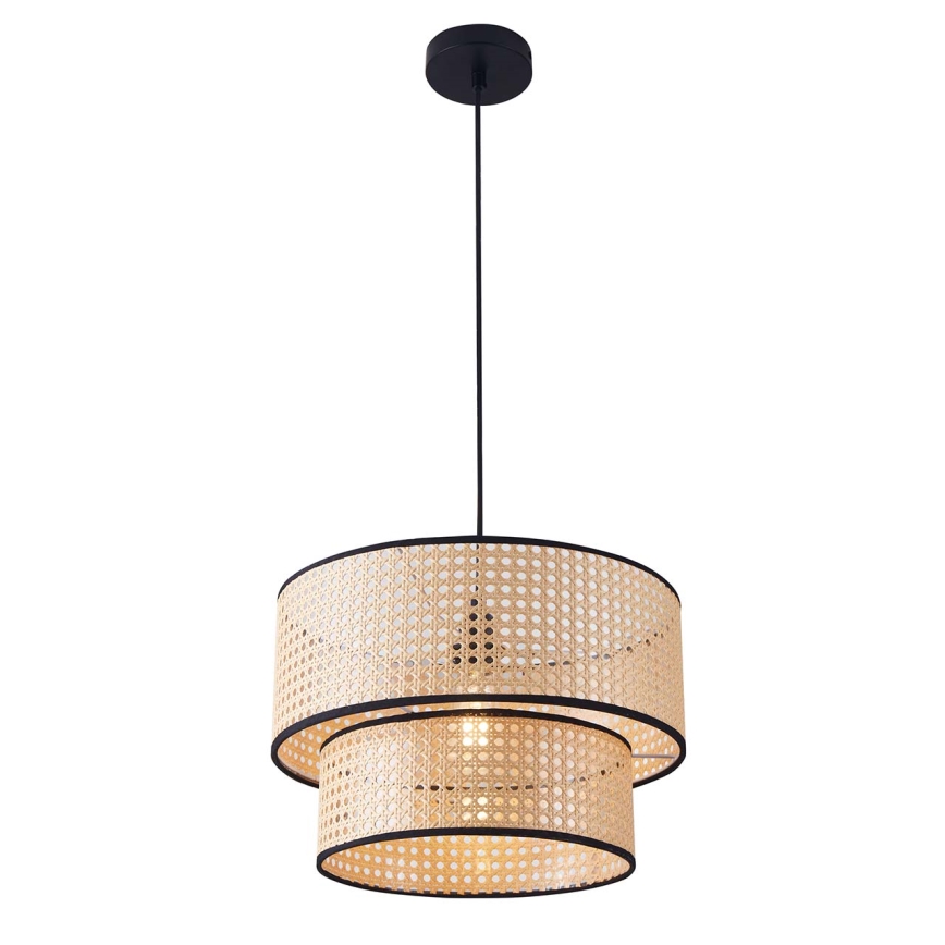 Kattokruunu johdossa TAKARA 1xE27/20W/230V halkaisija 40 cm beige