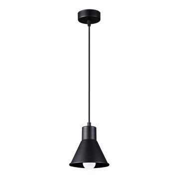Kattokruunu johdossa TALEJA 1xE27/60W/230V musta