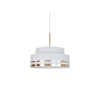 Kattokruunu johdossa TAMI 1xE27/60W/230V halkaisija 40 cm kerma/kulta